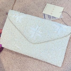 NWT LULU beaded bag